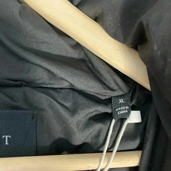 NWOT Kent and  Curwen David Beckham grey duck down hooded puffer - Picture 4 of 8